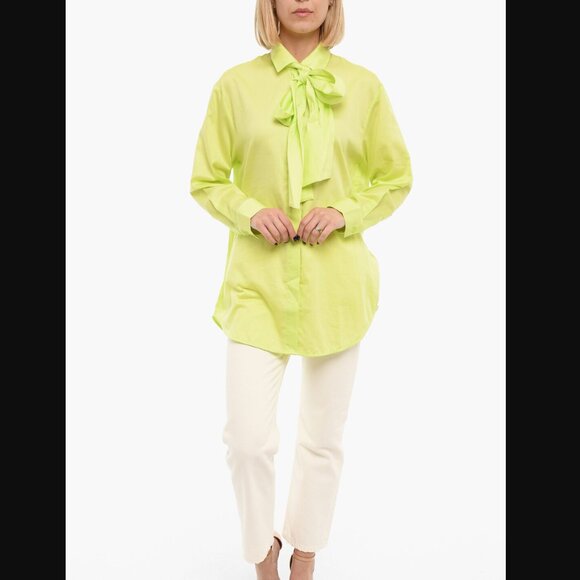 Samsoe Samsoe Long Sleeved ASTA Shirt With Ribbon Neck - Picture 4 of 4